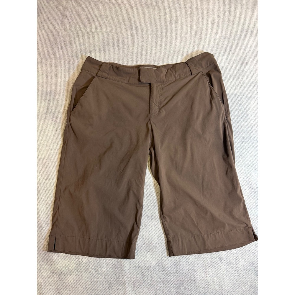 Columbia Titanium Brown Hiking Shorts Womens Size 10 Outdoor Performance Trail